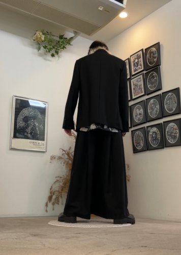 LAD MUSICIAN / WOOL GABARDINE STANDARD 1B JACKET / NANO BLACK - LAD MUSICIAN・A.F  ARTEFACT・my beautiful landlet・VOAAOV・VICTIM・GARNI等の通販 |  鳥取県米子市のセレクトショップ、サイコボックス＜＜Psychobox＞＞