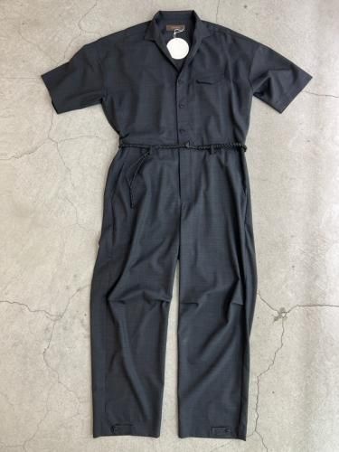 TROVE / WOOL TROPICAL JUMP SUIT TYPE-A / CHARCOAL - LAD MUSICIAN 