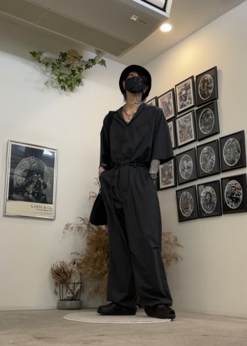 TROVE / WOOL TROPICAL JUMP SUIT TYPE-A / CHARCOAL