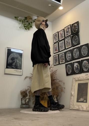 my beautiful landlet　中綿ツイステッドスヌード my beautiful landlet / ripple finish nylon twisted snood