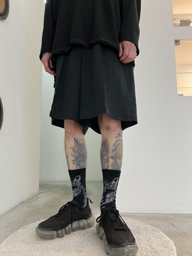 VOAAOV / SOFT DRAPE MODAL SHORT Pants / Black - LAD MUSICIAN・A.F