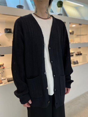 VICTIM / MESH KNIT CARDIGAN / D.NAVY - LAD MUSICIAN・A.F ARTEFACT