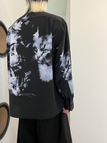 LAD MUSICIAN / DECHINE CAT BIG SHIRT / BLACK - LAD MUSICIAN・A.F ARTEFACT・my  beautiful landlet・VOAAOV・VICTIM・GARNI等の通販 |  鳥取県米子市のセレクトショップ、サイコボックス＜＜Psychobox＞＞