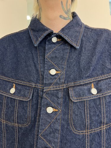 VICTIM / OW DENIM JACKET / I.BLUE - LAD MUSICIAN・A.F ARTEFACT・my beautiful  landlet・VOAAOV・VICTIM・GARNI等の通販 | 鳥取県米子市のセレクトショップ、サイコボックス＜＜Psychobox＞＞