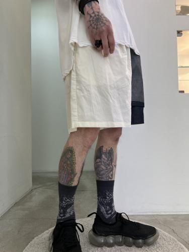 WIZZARD / DOCKING FLIP SHORT PANTS / INDIGO×WHITE - LAD