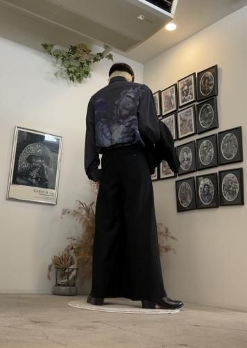 【LAD MUSICIAN】BELT Studded leather belt Black | Replay Jeans