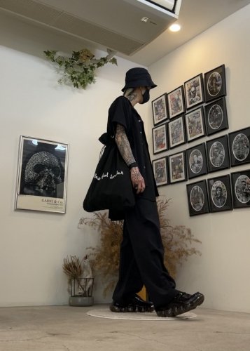 grounds / JEWELRY LOAFER / ENAMEL BLACK×BLACK - LAD MUSICIAN・A.F