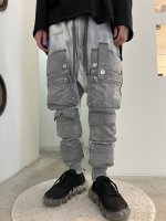 A.F ARTEFACT / DustDyed Military Sarouel Long Pants / Gray