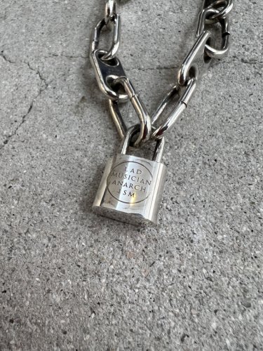 LAD MUSICIAN / PADLOCK NECKLACE 1 / DARK SILVER - LAD MUSICIAN