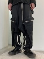 A.F ARTEFACT / Military Sarouel Pants / Black