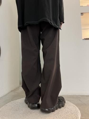 VICTIM / WIDE EASY PANTS / BROWN - LAD MUSICIAN・A.F