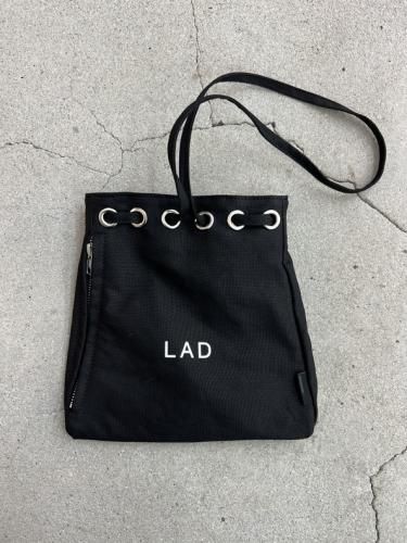 LAD MUSICIAN / DRAWSTRING BAG SMALL / BLACK - LAD MUSICIAN