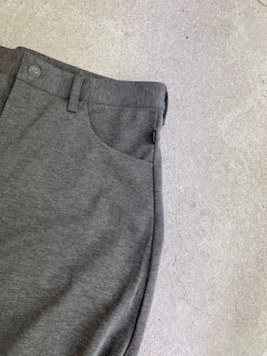 glamb / Easy cropped hem tack pants / Gray - LAD MUSICIAN