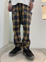 A.F ARTEFACT / Check Sarouel Easy Pants / Yellow