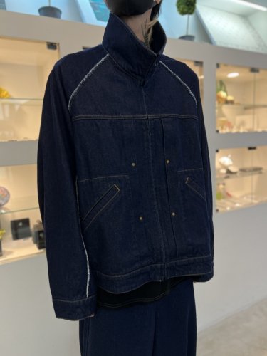 my beautiful landlet / DENIM ZIP JACKET / ONE WASH（INDIGO） - LAD