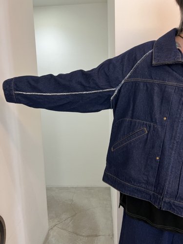 my beautiful landlet / DENIM ZIP JACKET / ONE WASH（INDIGO） - LAD