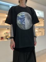 ANREALAGE / Earth＆Moon graphic T-shirts / Black