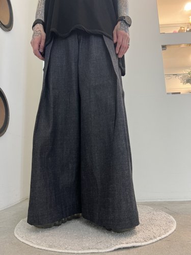 VOAAOV / DENIM Tuck Wide Pants / RIGID INDIGO - LAD MUSICIAN・A.F