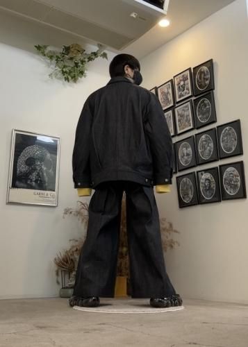 UNCHANGED DENIM Tuck Wide Pants セットアップ VOAAOV】UNCHANGED DENIM Tuck Wide Pants（デニムパンツ