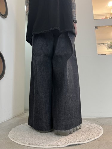 VOAAOV / DENIM Tuck Wide Pants / RIGID INDIGO - LAD MUSICIAN・A.F