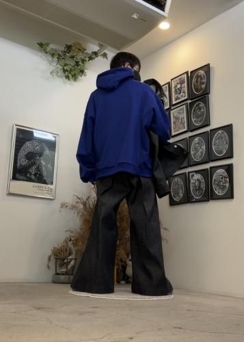 UNCHANGED DENIM Tuck Wide Pants セットアップ VOAAOV】UNCHANGED DENIM Tuck Wide Pants（デニムパンツ