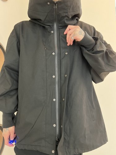 glamb / Big Hood JKT / Black - LAD MUSICIAN・A.F ARTEFACT・my