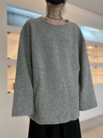 <img class='new_mark_img1' src='https://img.shop-pro.jp/img/new/icons35.gif' style='border:none;display:inline;margin:0px;padding:0px;width:auto;' />my beautiful landlet / RECYCLED WOOL PILE CREW NECK PULLOVER / GRAY