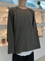 my beautiful landlet / WCV WASHABLE JERSEY RINGER TOPS / GRAY