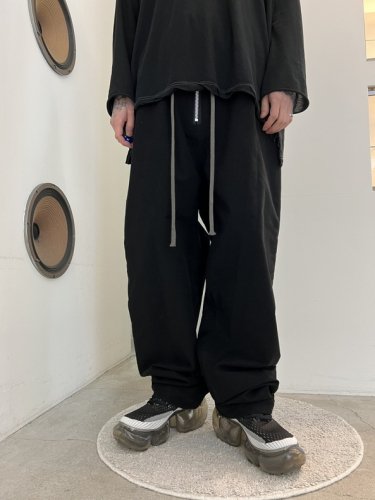 A.F ARTEFACT / Front Zip Wide Long / Black - LAD MUSICIAN・A.F