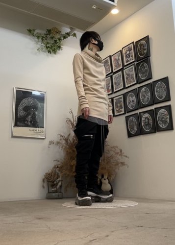 A.F ARTEFACT / High Neck Pullover / Ivory - LAD MUSICIAN・A.F