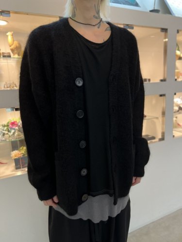 VICTIM / MOHAIR BIG CARDIGAN / BLACK ※在庫はお問い合わせ下さい