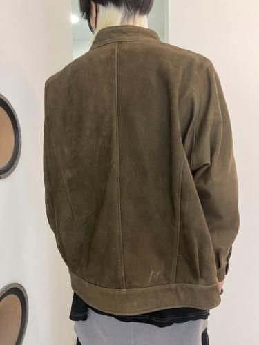 Varde77 / Nubuck leather embroidered jacket / ONE COLOR - LAD