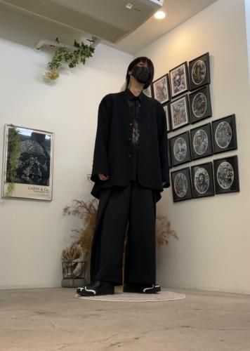 ANREALAGE / WRAP SLACKS / Black - LAD MUSICIAN・A.F ARTEFACT