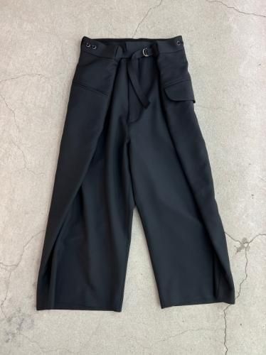 ANREALAGE / WRAP SLACKS / Black - LAD MUSICIAN・A.F ARTEFACT