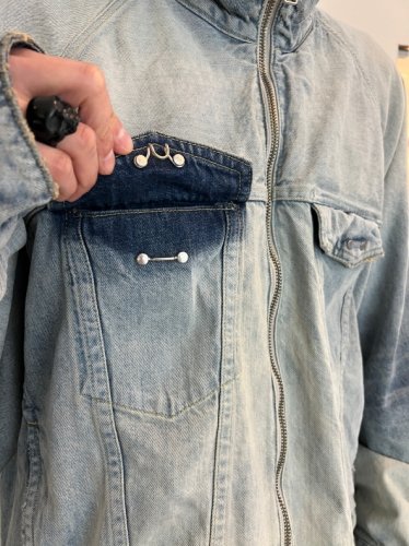 my beautiful landlet / 12oz DENIM ZIP JACKET（USED WASH）/ USED WASH - LAD  MUSICIAN・A.F ARTEFACT・my beautiful landlet・VOAAOV・VICTIM・GARNI等の通販 |  鳥取県米子市のセレクトショップ、サイコボックス＜＜Psychobox＞＞