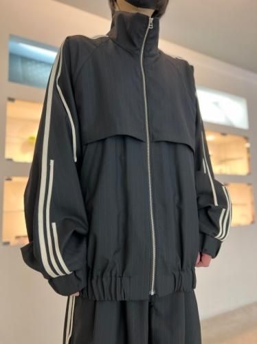 ひし型 TROPICAL CLOTH SIDE LINE ZIP BLOUSON | southbayplanning.com