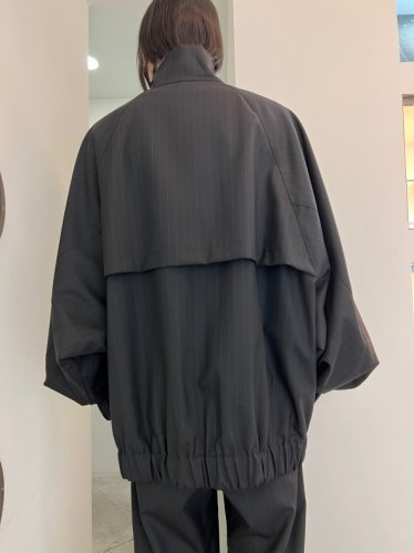 ひし型 TROPICAL CLOTH SIDE LINE ZIP BLOUSON | southbayplanning.com