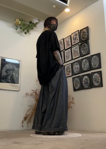 VOAAOV / LOOSE DENIM Tuck Wide Pants / INDIGO - LAD MUSICIAN・A.F