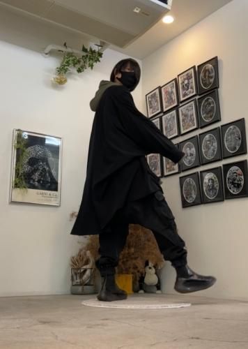 Lad musician シャツ 42 ブラック デシン LAD MUSICIAN / DECHINE BIG SHIRT / BLACK - LAD MUSICIAN・A.F