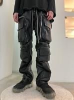 ͽʡA.F ARTEFACT / Synthetic Leather Zip Cargo Pants / 910ȯͽ / 23ǯ 4/9 
