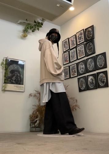 VICTIM & CO. ビクティム ワイド　ブラックデニム VICTIM / WIDE DENIM PANTS / BLACK - LAD MUSICIAN・A.F