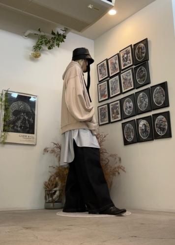 VICTIM / WIDE DENIM PANTS / BLACK - LAD MUSICIAN・A.F