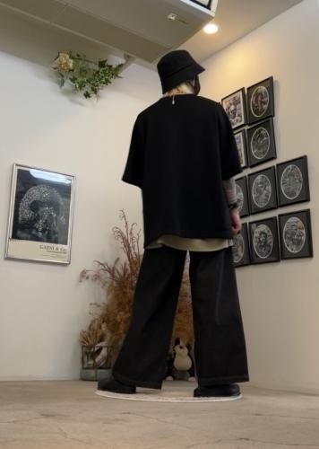 VICTIM / WIDE DENIM PANTS / BLACK - LAD MUSICIAN・A.F