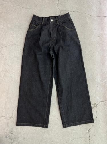 VICTIM & CO. ビクティム ワイド ブラックデニム VICTIM / WIDE DENIM PANTS / BLACK - LAD MUSICIAN・A.F