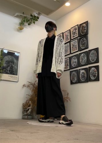 LAD MUSICIAN / TAPE YARN LACE KNIT CARDIGAN / SPACE WHITE - LAD MUSICIAN・A.F  ARTEFACT・my beautiful landlet・VOAAOV・VICTIM・GARNI等の通販 |  鳥取県米子市のセレクトショップ、サイコボックス＜＜Psychobox＞＞