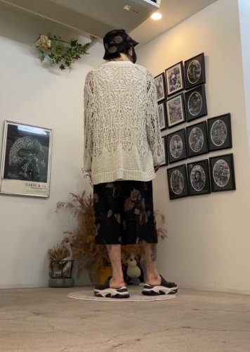 LAD MUSICIAN / TAPE YARN LACE KNIT CARDIGAN / SPACE WHITE - LAD MUSICIAN・A.F  ARTEFACT・my beautiful landlet・VOAAOV・VICTIM・GARNI等の通販 |  鳥取県米子市のセレクトショップ、サイコボックス＜＜Psychobox＞＞