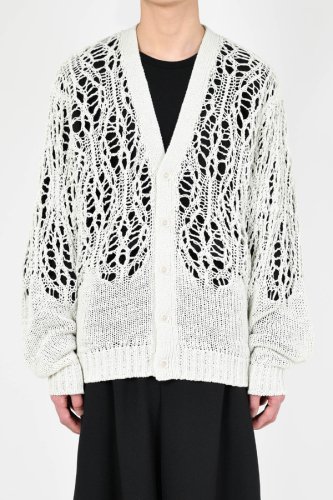 LAD MUSICIAN / TAPE YARN LACE KNIT CARDIGAN / SPACE WHITE - LAD MUSICIAN・A.F  ARTEFACT・my beautiful landlet・VOAAOV・VICTIM・GARNI等の通販 |  鳥取県米子市のセレクトショップ、サイコボックス＜＜Psychobox＞＞