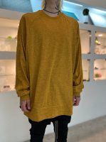 A.F ARTEFACT / Dolman Over Size Pullover / Mustard