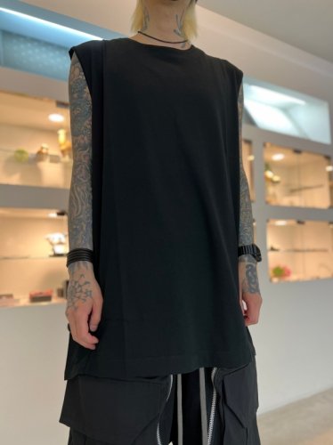 VOAAOV / COTTON MODAL No Sleeve Top / BLACK - LAD MUSICIAN・A.F