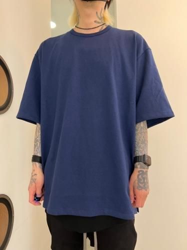 LAD MUSICIAN / 16/2 HEAVY T-CLOTH MUJI SUPER BIG T / BLUE